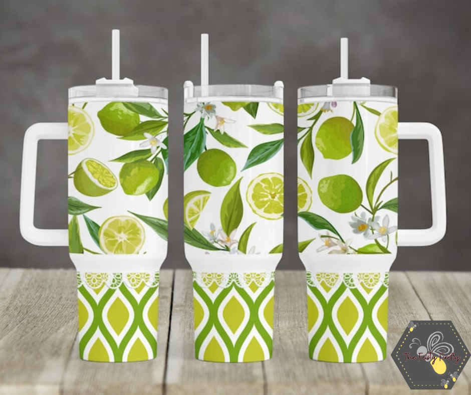 Lime- 40oz Tumbler w/Handle