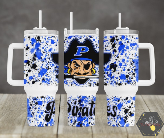 Pirates- 40oz Tumbler w/Handle