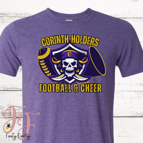 CCR-FOOTBALL and CHEER- T-Shirt