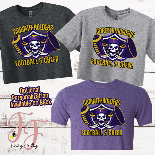 CCR-FOOTBALL and CHEER- T-Shirt