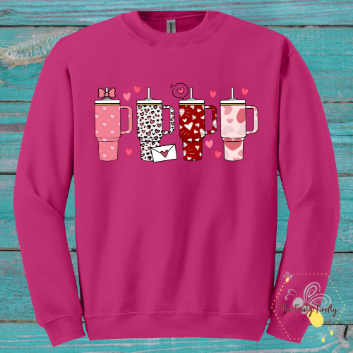 Valentine Drinks- Sweatshirt