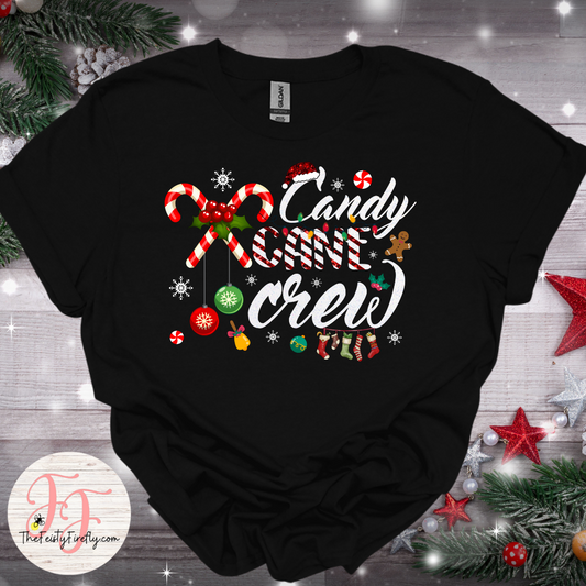 Candy Cane Crew - T-Shirt (Youth and Adult Sizes)