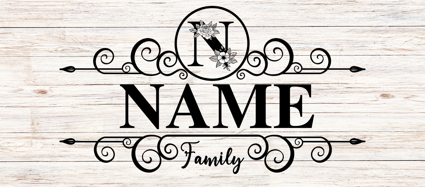 Personalized Door Mat Insert