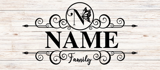 Personalized Door Mat Insert