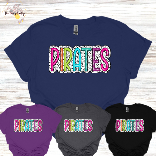 Corinth Holders Pirates and Polk-A-Dots- T-Shirts