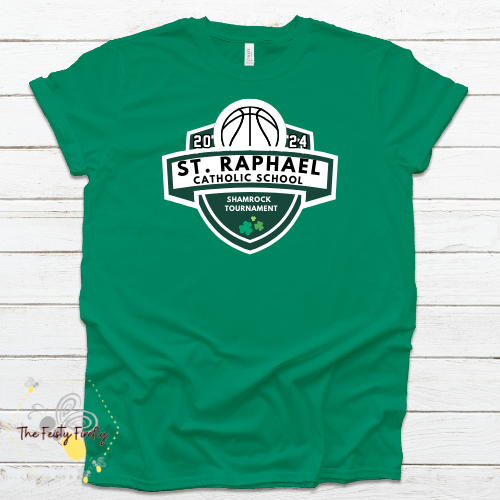 St. Raphael Catholic ChurchShamrock Basketball Tournament TShirt