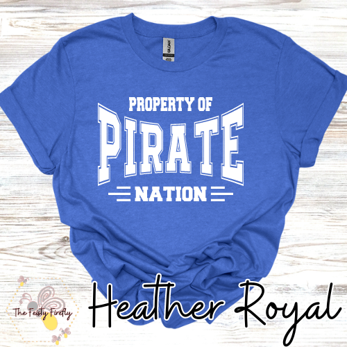 Corinth Holder "Property of Pirate Nation"- T-Shirt