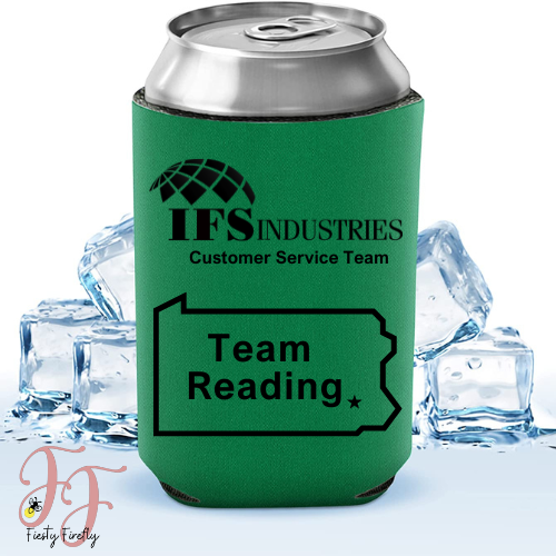 IFS Industries Customer Service Team- Custom Can Cooler