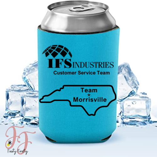 IFS Industries Customer Service Team- Custom Can Cooler