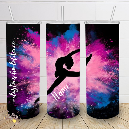 Personalized CSD Dance Tumbler - 20oz Skinny Tumbler (2 Different Styles)