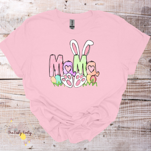 MAMA Easter Bunny- T-Shirt (4 colors) Adult Sizes