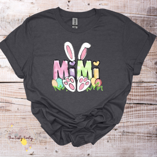 MIMI Easter Bunny- T-Shirt (4 colors) Adult Sizes