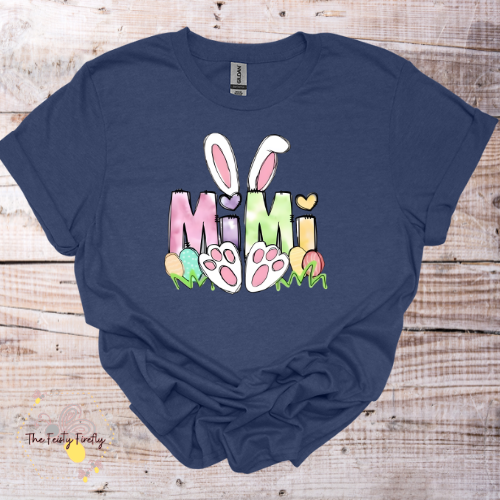 MIMI Easter Bunny- T-Shirt (4 colors) Adult Sizes