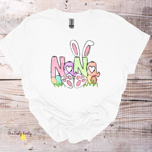 NANA Easter Bunny- T-Shirt (4 colors) Adult Sizes