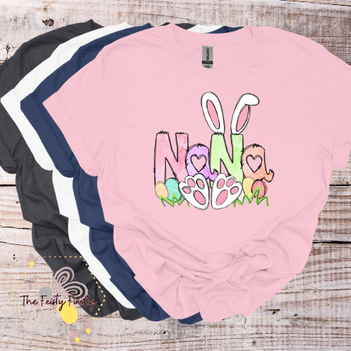 NANA Easter Bunny- T-Shirt (4 colors) Adult Sizes