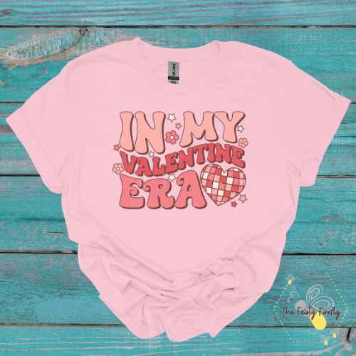 " In My Valentine Era"- T-Shirt (3 colors) Youth & Adult Sizes