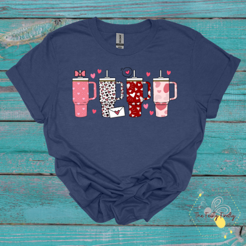 Adult Valentine Drinks- T-Shirts (3 colors)