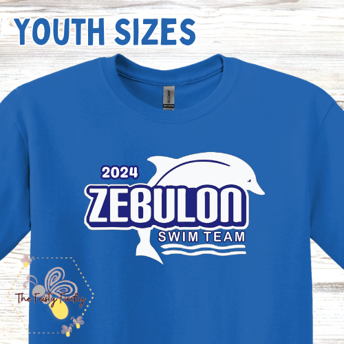 Youth Zebulon Swim Team- T-Shirt