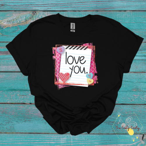 8 Different V-day Card Shirts- T-Shirt Youth & Adult Sizes