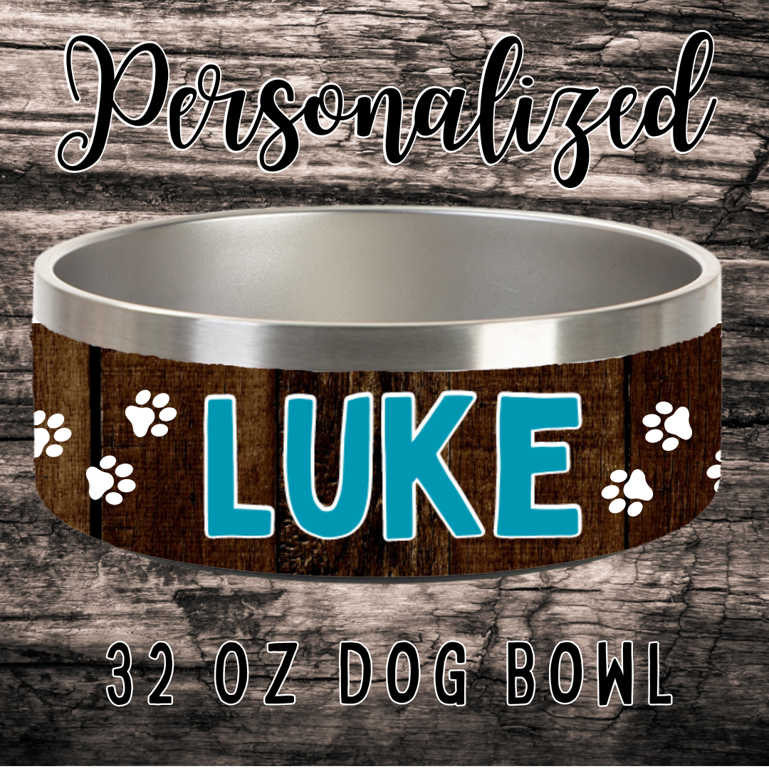 Personalized Dog Bowl