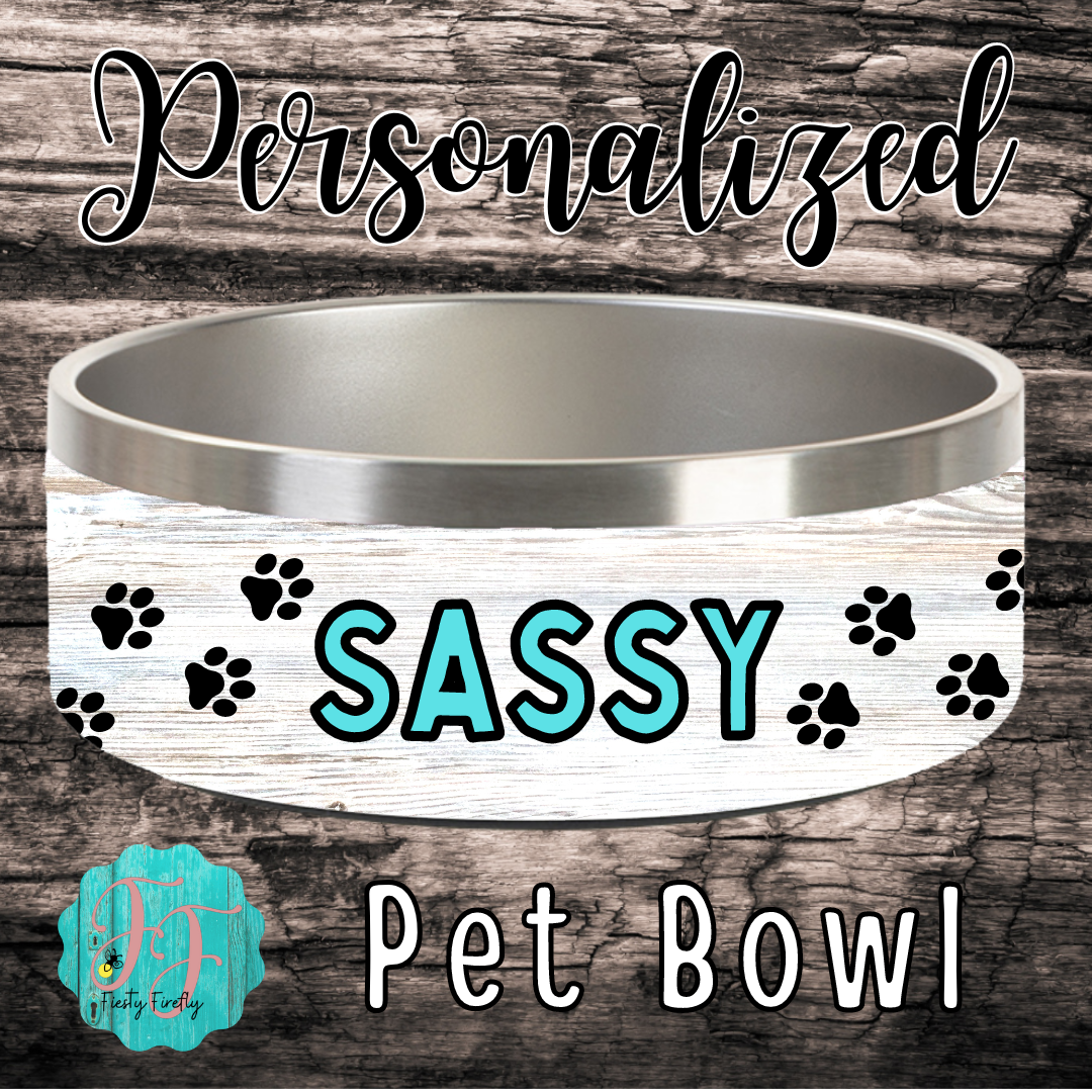 Personalized Pet Bowl