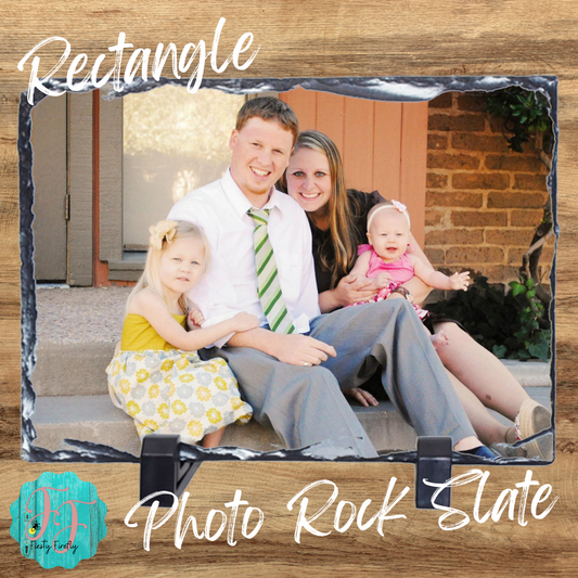 Rock Photo Slate-Rectangle (3 sizes)