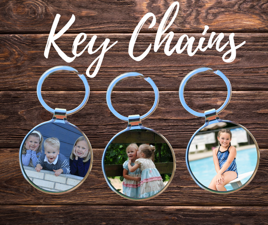Photo Key Chain- Circle