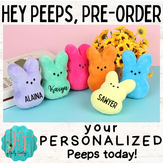 Personalized Plush PEEPS!