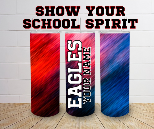 WES- School Spirit- 20 and 30 oz Skinny Tumbler