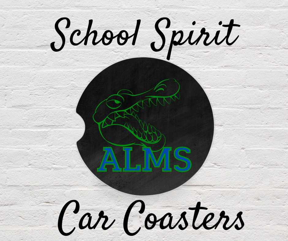 ALMS- School Spirit- Car Coasters