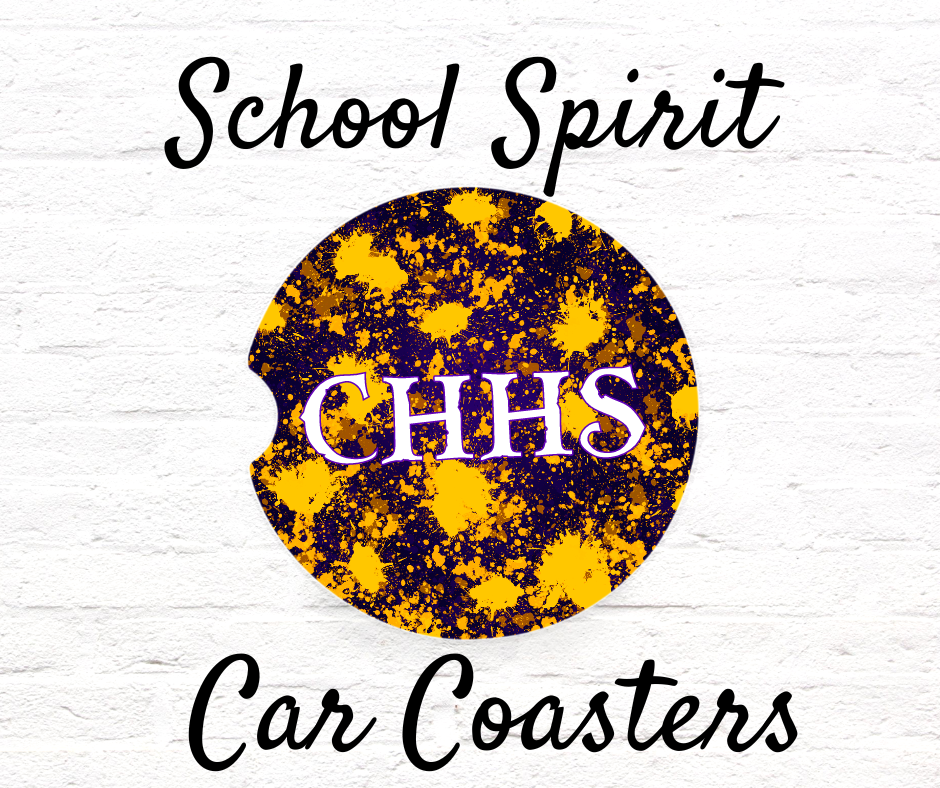 CHHS- School Spirit- Car Coasters