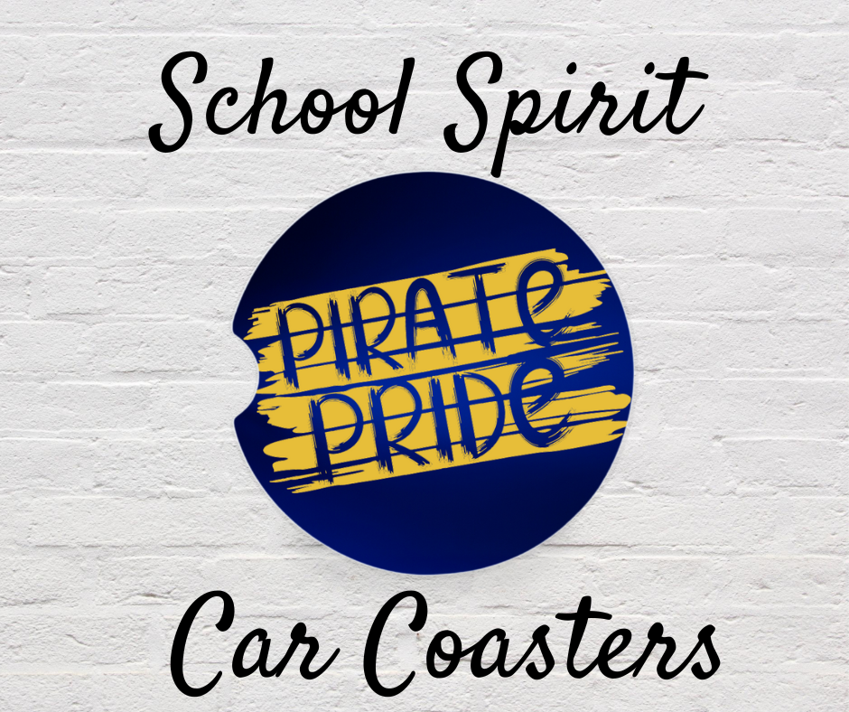 CHES- School Spirit- Car Coasters